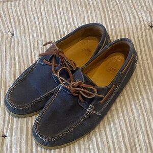 Peter Millar Men's Navy Boat Shoes